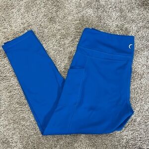Zyia Royal Blue Pocket Light n Tight Mid-Rise 7/8 24" - Size 12